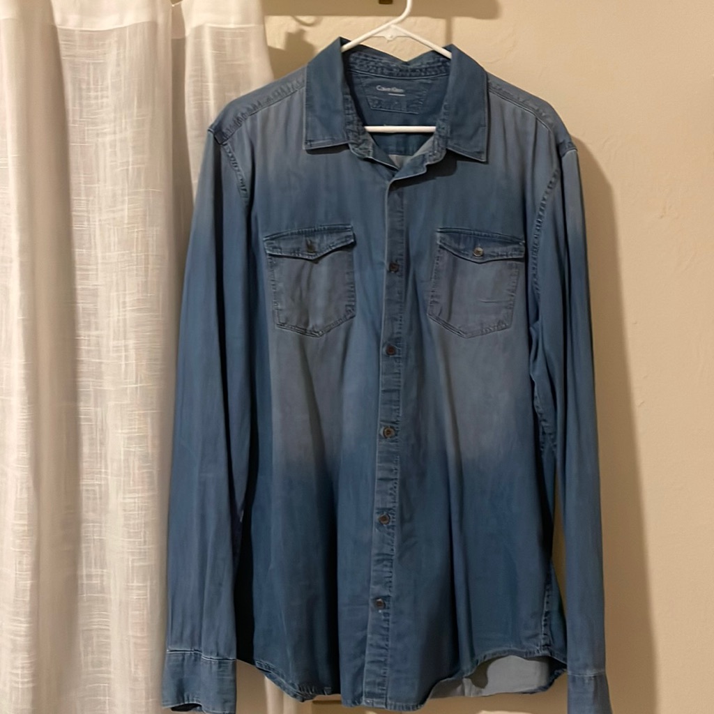 Calvin Klein Chambray Button Down